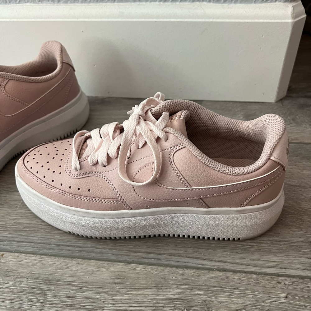 Nike Blush Court Vision Alta Sneakers